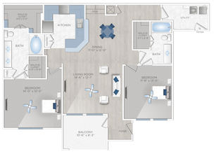 HACIENDA (C3) 1314 floor plan